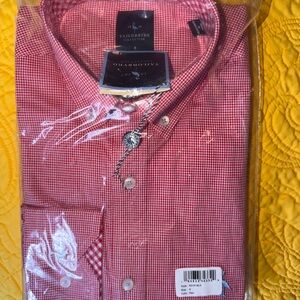 Tailorbyrd Red Gingham Men's Shirt